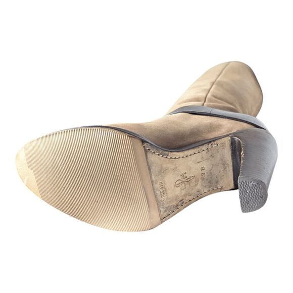 COLE HAAN Tantivy Tall Brown Leather Heeled Boot Size 7B - Picture 9 of 9